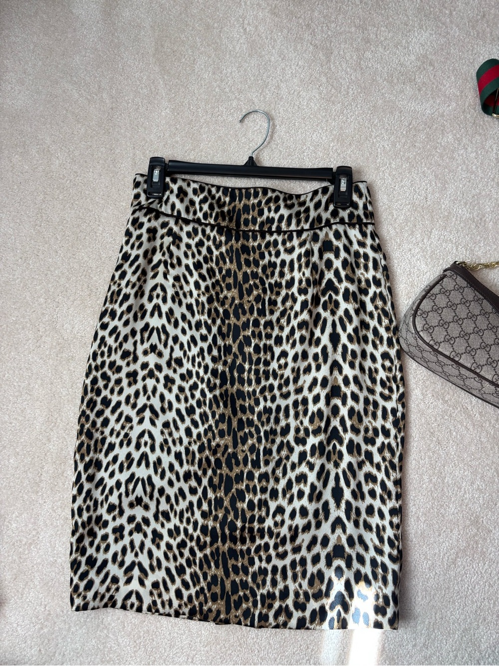 Leopard Print Pencil Skirt - Silky feel